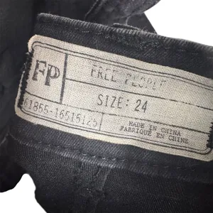Free People Overalls Womens Size 24 Washed Black Denim Skinny Leg Bib thumbnail 2