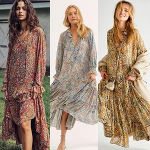 💯Free People Feeling Groovy Maxi Dress size S thumbnail 6