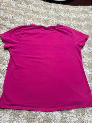 Trendy graphic print T-shirt, “”Bebe” size L thumbnail 2