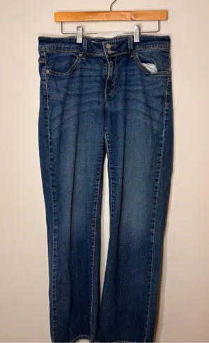 Levis 529 Womens 32” 14M Curvy Bootcut Denim Jeans Medium Wash Mid Rise Stretch thumbnail 1