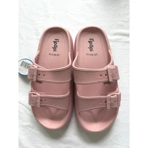 Floopi Womens Pink Cloud Slides Double Buckle Adjustable Sandals Size 9 EU 40 thumbnail 5