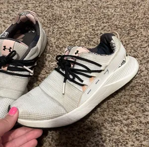 White Under Armour Athletic Shoes thumbnail 5