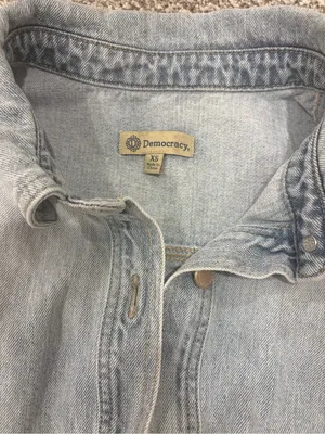 Democracy Light Wash Denim Jacket thumbnail 4