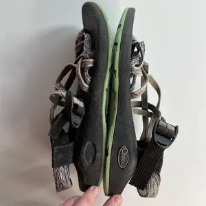 Chaco ZX/2 Classic Double Strap Toe Loop Sandals Gray Purple Women’s Size 7 thumbnail 7