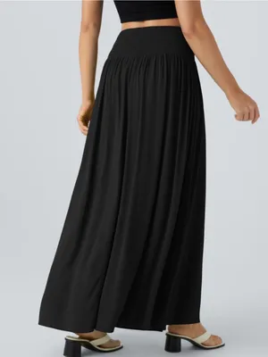Halara Breezeful Split 2 in 1 Flowy Quick Dry Maxi Casual Skirt size Large thumbnail 3
