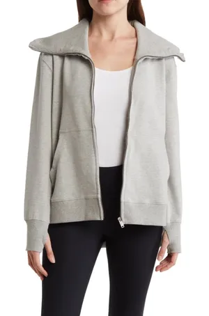 Free People Movement Baseline Zip Up Sweatshirt Jacket thumbnail 1