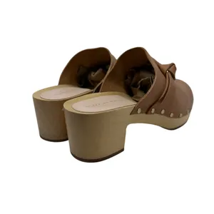 Loeffler Randall‎ Roberta Low-Heel Clogs Cognac Leather Brown Tan Size 5.5 thumbnail 8