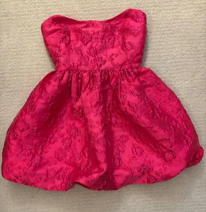 Amanda Uprichard Pink Strapless Mini Dress thumbnail 3