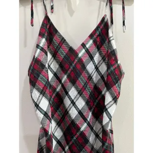 Vintage Intimates‎ by UA Plaid Y2K Grunge Slip Dress Size Medium thumbnail 3