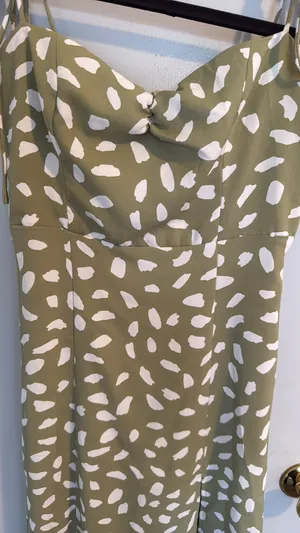 MIDI Sage Green Dress thumbnail 4