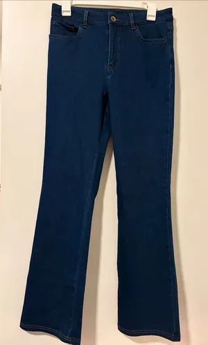 NWT Halara Flare Wide Leg Denim Jeans Size Medium thumbnail 1