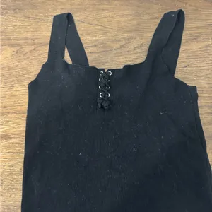 Blue Blush Midnight Lace-Up Camisole thumbnail 1