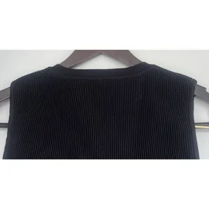 Babaton Sculpt Knit Muscle Ribbed Crop Tank Womens Size Medium Minimalist Career thumbnail 5