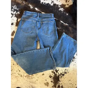 Reformation Greta Super Stretch Low Rise Wide Leg Short Jeans Size 25 Short thumbnail 7