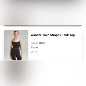 Wunder train strappy tank thumbnail 2