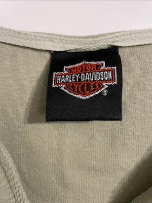 Vintage Harley Davidson Barnett El Paso TX Tee Size XL Light Green Made In USA thumbnail 3