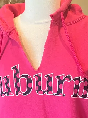 Auburn Pink Pullover Hoodie Size L thumbnail 10