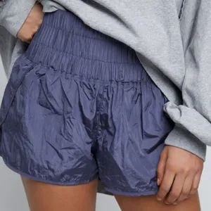 Free‎ People Movement Purple Blue The Way High Rise Shorts thumbnail 1