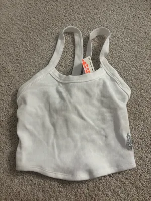 White free people tank thumbnail 1