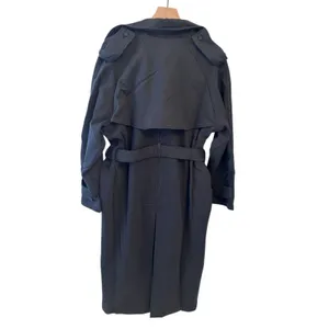 SKIMS NWT Boyfriend Fleece Oversized Trench Coat - Onyx XS thumbnail 6