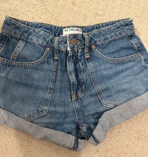 Free People Denim Shorts We The Free Concert thumbnail 3