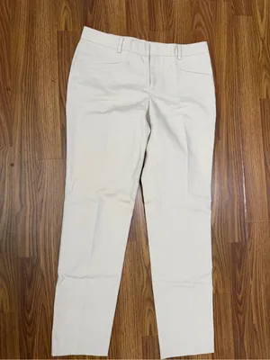 Club Monaco Matie Mid Rise Beige Preppy Minimalist Capsule Dress Pants Size 0 thumbnail 2