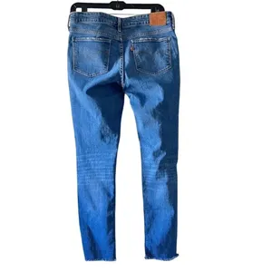 Levi’s 711 Women's Cotton Skinny Distressed Patch Jeans‎ 29 thumbnail 3