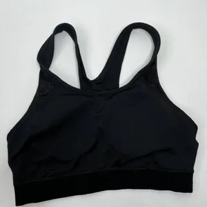 Victoria's Secret VS Pink Size S Sports Bra Ultimate Lightly Lined Black Padded‎ Band Logo Women’s thumbnail 6