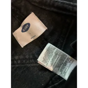 Old Navy O.G. Straight Black Y2K Jean Overalls Size 0 Women's Utility Denim thumbnail 7