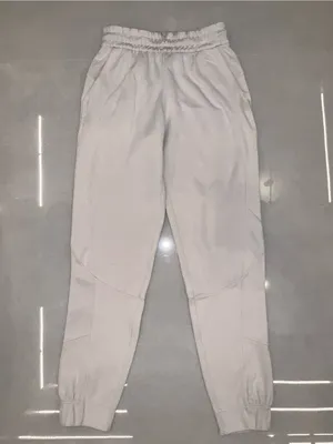 Lululemon Brushed Softstreme Ribbed High-Rise Jogger White Opal thumbnail 5