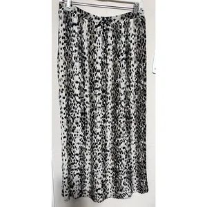 Lord & Taylor Vintage Leopard Print Skirt Long‎ Midi pleated USA sz 10 thumbnail 7