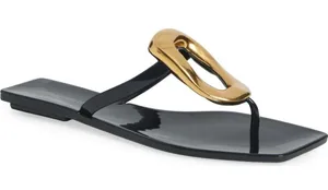 Jeffrey Campbell Linques Flip Flops Sandals in Black NWOB thumbnail 1