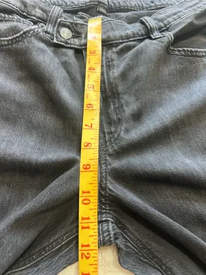 American Eagle Outfitters Charcoal Wide-Leg Jeans thumbnail 7