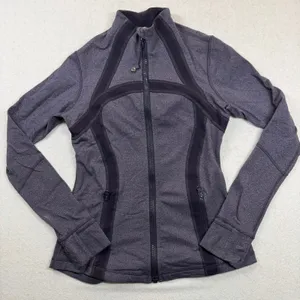 Lululemon Define Jacket Women’s Size 8 Heathered Purple Full Zip thumbnail 1