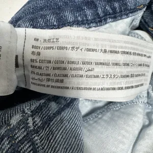 Abercrombie & Fitch The 90S Straight Jeans Ultra High Rise 25/0R Blue Denim thumbnail 6
