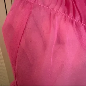 ULLA JOHNSON Emmeline Dress Mini Tiered 100% Silk In‎ Fuchsia Size 10 thumbnail 10