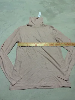 J. Crew NWT Women's Lightweight Turtleneck Long Sleeve Top pink small thumbnail 3