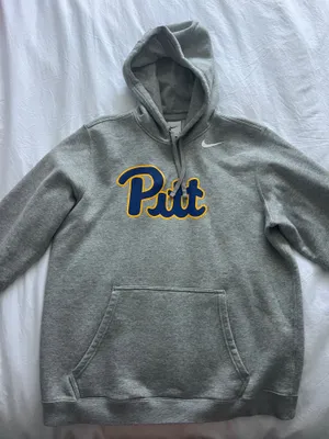 Grey Nike pitt hoodie thumbnail 1
