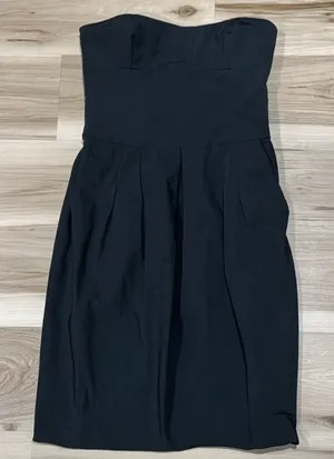 Derek Lam Black Strapless Mini Dress Women’s 6 thumbnail 1