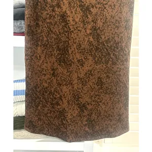 Open Edit Boho Brown Tulip Hem Flowy Knee Length Festival Earthy Skirt S NWT thumbnail 7