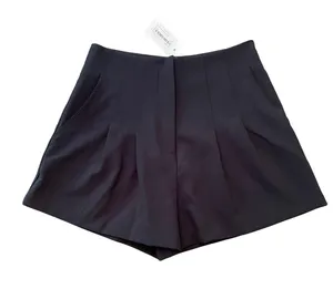 DO+BE Ultra Hi-Rise Black Pleated Shorts Size Small NWT thumbnail 1