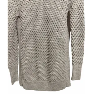 Athleta Honeycomb Tunic Sweater‎ Wool Blend Beige Women's Size Small thumbnail 6
