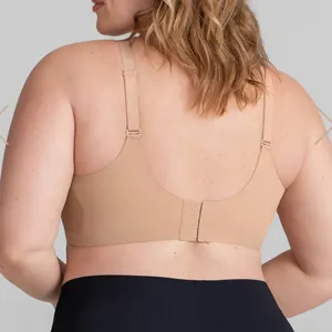Honeylove Wire Free CrossOver Bra in Sand (Tan/Nude) - Size M (36 B/C) thumbnail 2