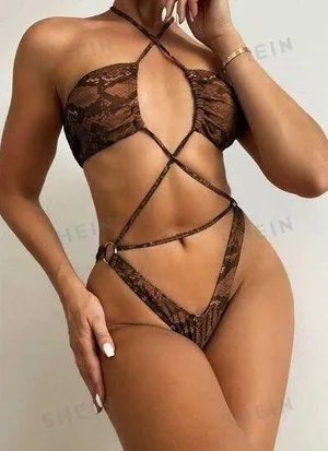NWT shein swimsuit thumbnail 1