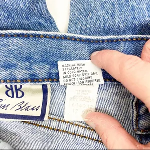 Vintage Bill Blass High Waisted Mom Jeans Sz 29 thumbnail 5