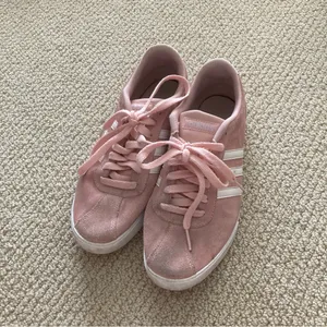 Adidas Women's Neo Courtset Sneakers Dusty Pink White Soft Size 7.5 Fashion EUC thumbnail 5