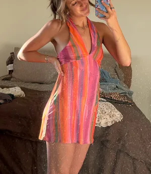 Show Me Your Mumu Tie Dye Mini Dress thumbnail 2