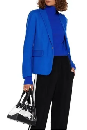 Rag & Bone Lexington Wool Blazer in Blue thumbnail 1