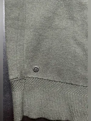 Lululemon Size M City Street Green Cashmere Open Front Cardigan Sweater thumbnail 6