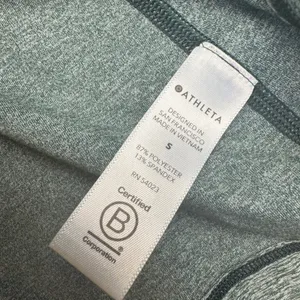 Athleta Green Heathered Racerback Tank Top Athletic Workout Athleisure‎ Size S thumbnail 3